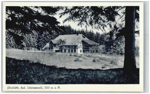 79848 W7823 Gündelwangen , Schwarzw - Gasthaus zum Kreuz Glashütte Schwarzwald