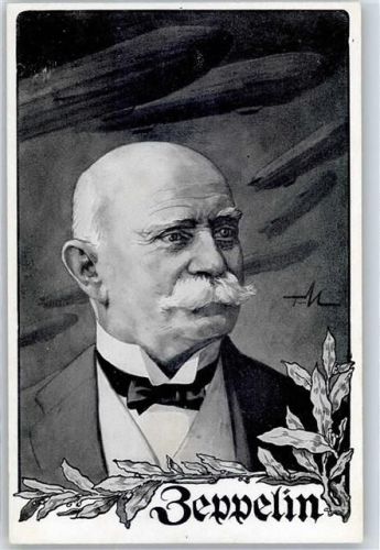 Zeppelin, F. Graf von Künstlerkarte