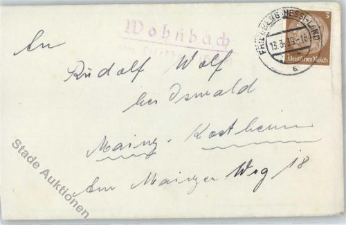 61200 W6363 Wohnbach , Kr Friedberg, Hess - Landpoststempel