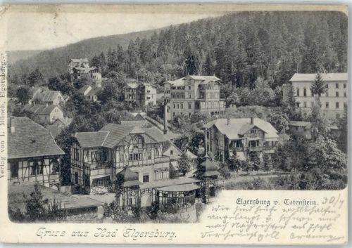 Elgersburg 1901 Blick vom Totenstein