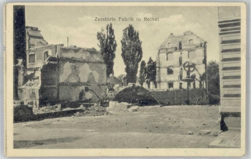 Rethel Fabrik zerstört