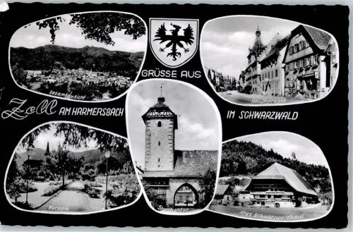 Zell Hauptstrasse Kurpark Storchentor Schwarzwaldhaus