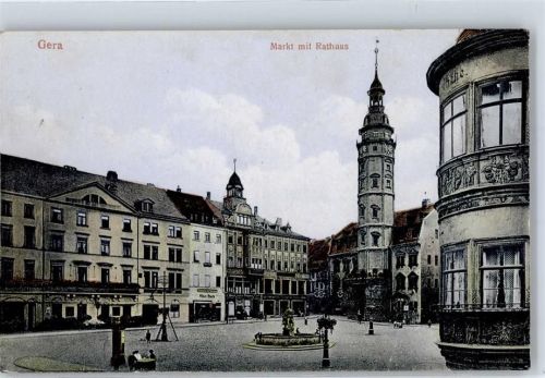 Gera Marktplatz Rathaus
