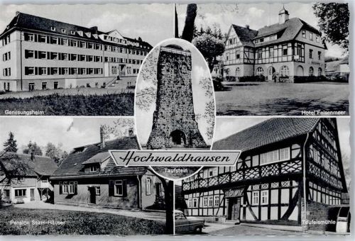 Hochwaldhausen Hotel Felsenmeer Pension Stirm-Häuser Teufelsmühle Genesungsheim