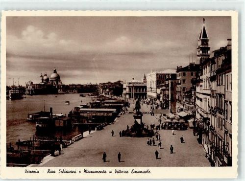 30100 Venezia - Riva Schiavoni Monumento Vittorio Emanuele