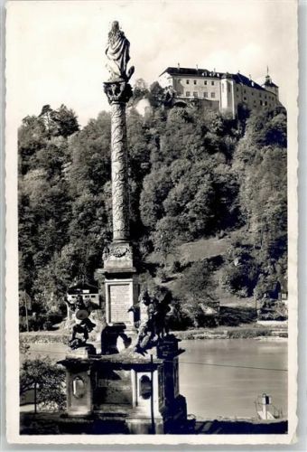 Wernstein Schloss Neuburg am Inn Mariensäule