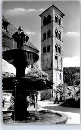 Hirsau Pfarrbrunnen Eulenturm
