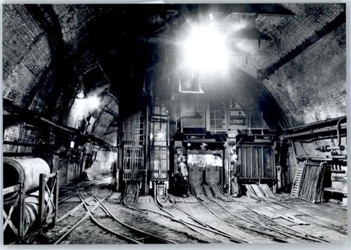 Oelsnitz Bergbaumuseum Karl-Liebknecht-Schacht 1968 Hauptfüllort.