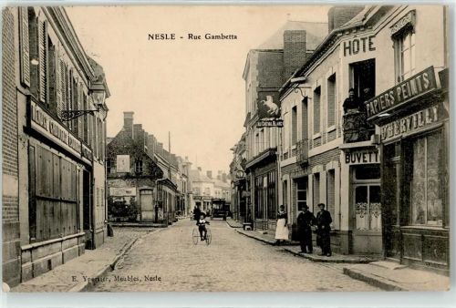 Nesle Feldpost Rue Gambetta Hotel