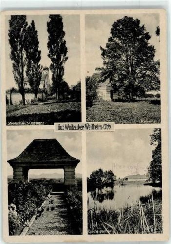 82362 W8120 Weilheim i. OB - Kapelle Badeweiher Wohnhaus