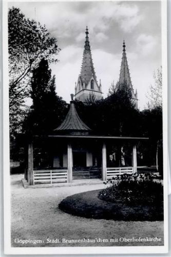 73033 W7320 Göppingen - Städtisches Brunnenhäus´chen Oberhofenkirche
