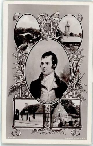 Alloway Portrait Robert Burns Kirche Monument Cottage