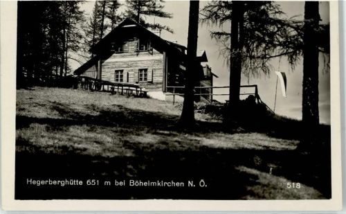 Böheimkirchen Hegerberghütte