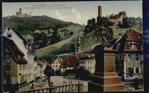 Weinheim Burgen Markt
