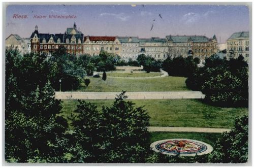 Riesa 1915 Kaiser Wilhelmplatz