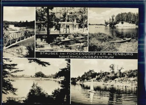 04617 O7401 Fockendorf b Altenburg, Thür - Naherholungsgebiet Gasthaus Stausee