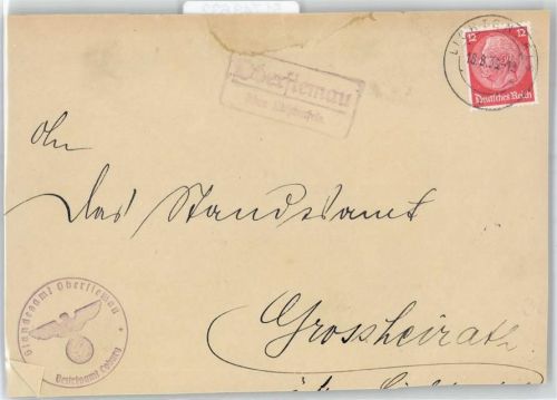 Obersiemau WK II Landpoststempel