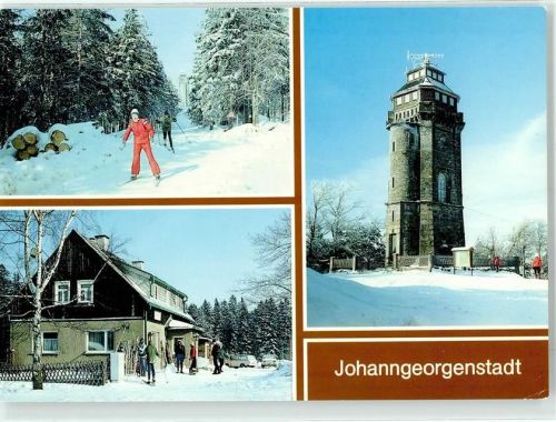 08349 O9438 Johanngeorgenstadt - Gasthaus Sauschwemme Aussichtsturm auf dem Auersberg