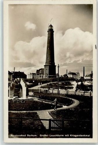 Borkum Leuchtturm Kriegerdenkmal