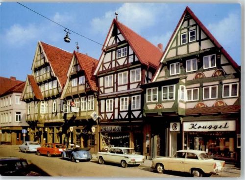 29221 W3100 Celle - Fachwerkhäuser Zöllnerstrasse Geschäfte