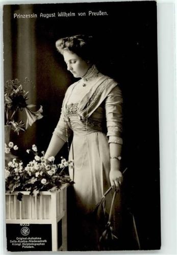 Prinzessin August Wilhelm NPG Adel Preußen Foto AK