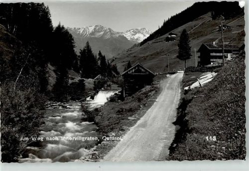 Innervillgraten Fluß Wehr Osttirol