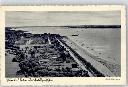 Laboe Fliegeraufnahme Ostsee