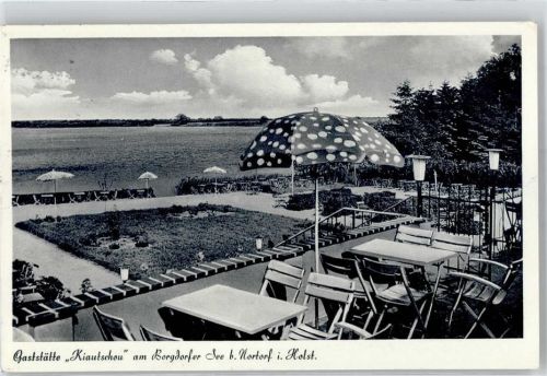 24589 W2353 Nortorf b Neumünster - Gasthaus Kiautschou Robert Harder Bergdorfer See Landpoststempel