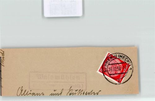 19073 O2711 Walsmühlen KEINE AK Landpoststempel