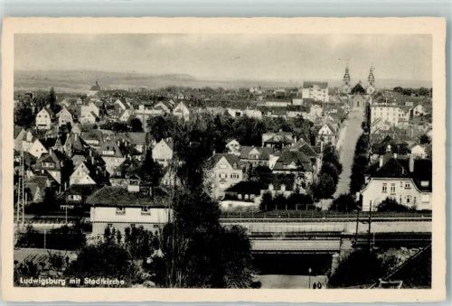 71634 W7140 Ludwigsburg , Württ - Stadtkirche