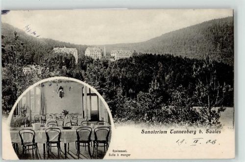 67420 Saales 1906 - Sanatorium Tannenberg