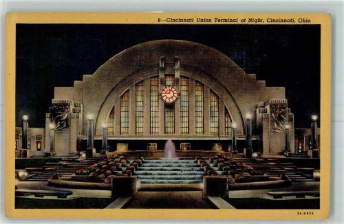 Cincinnati Union Terminal at Night