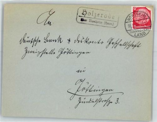 Holzerode Landpoststempel