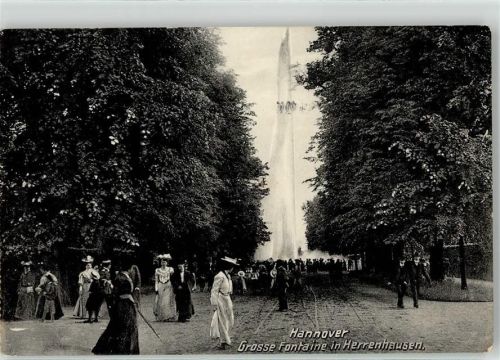 Herrenhausen 1915 Große Fontaine