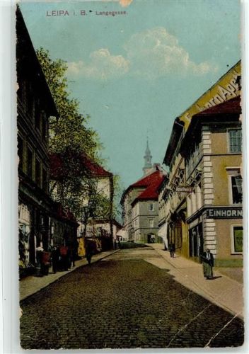 Ceska Lipa Gasthaus Einhorn langegasse