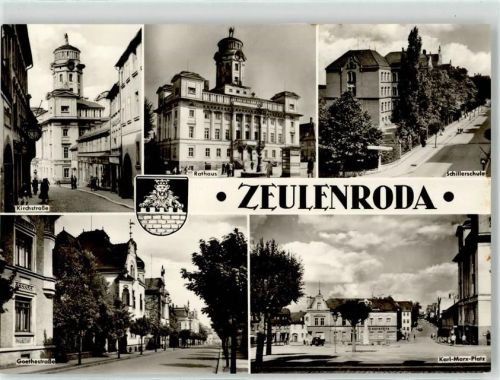 Zeulenroda 1959 Rathaus Wappen