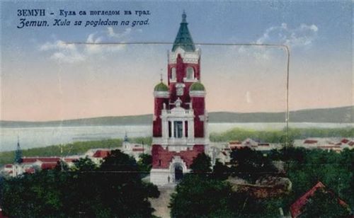 Beograd Belgrad (Serbien) Leporello Zemun II (Ecken abgestossen, Klebereste RS, Marke entfernt)