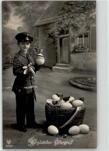 Soldat WK I Küken Ostern