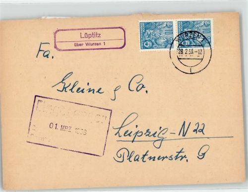 Lüptitz Landpoststempel