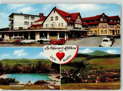Hilders Geschäft Gasthaus Deutsches Haus Schwimmbad