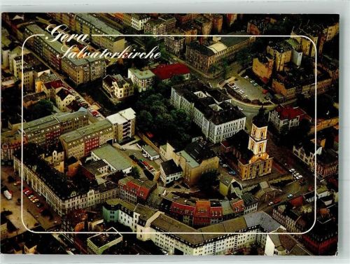 Gera Fliegeraufnahme Salvatorkirche