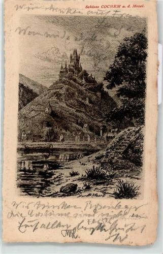 56812 W5590 Cochem - Schloss signiert