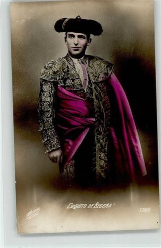 Madrid Chiquito de Begona Stierkampf 1914
