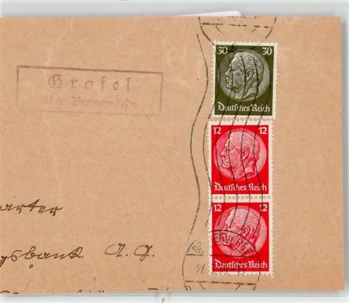 27446 W2743 Grafel KEINE AK Landpoststempel