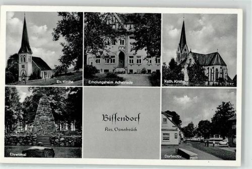 Bissendorf Ev. Kirche Kath. Erholungsheim Achelriede Ehrenmal