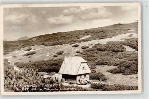 Neue Seehütte Berghütte Raxalpe Hüttenstempel Preinerwand Höllentaler Holzknecht Hütte