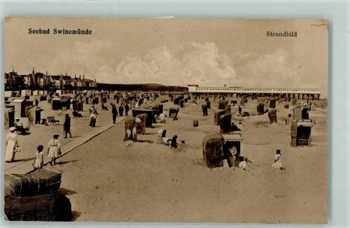 Swinemünde Ostseebad Strandleben Westpommern