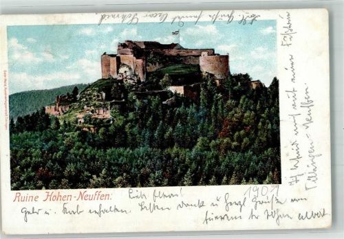 Neuffen 1901 Burg Hohenneuffen
