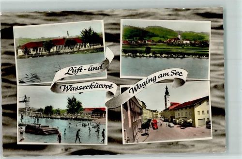 83329 W8221 Waging a. See - Kirche Schwimmbad Straße Auto