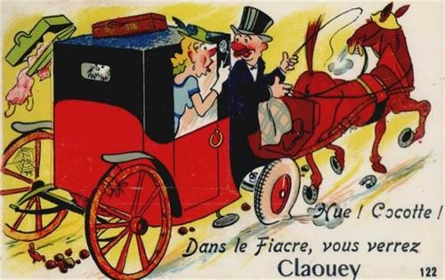 Claouey Claouey (Frankreich) Leporello, Kutschfahrt I-II